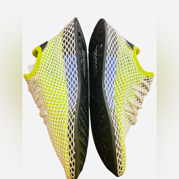 SOLD. ADIDAS mens B2779 slime lime green Deerupt Running Sneakers athletic shoes - Picture 3 of 13